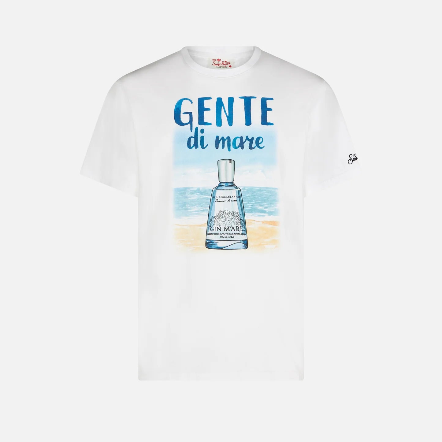 MC2 Saint Barth Gin Mare Man T-Shirt White