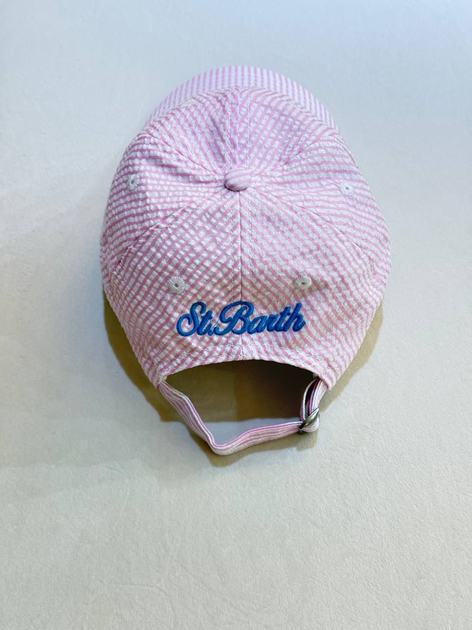 MC2 Saint Barth Girls Baseball Cap with Embroidery