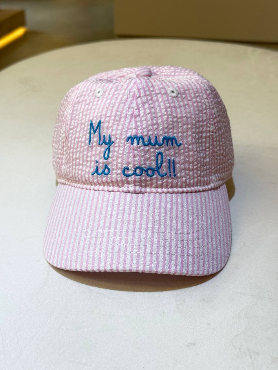 MC2 Saint Barth Girls Baseball Cap with Embroidery