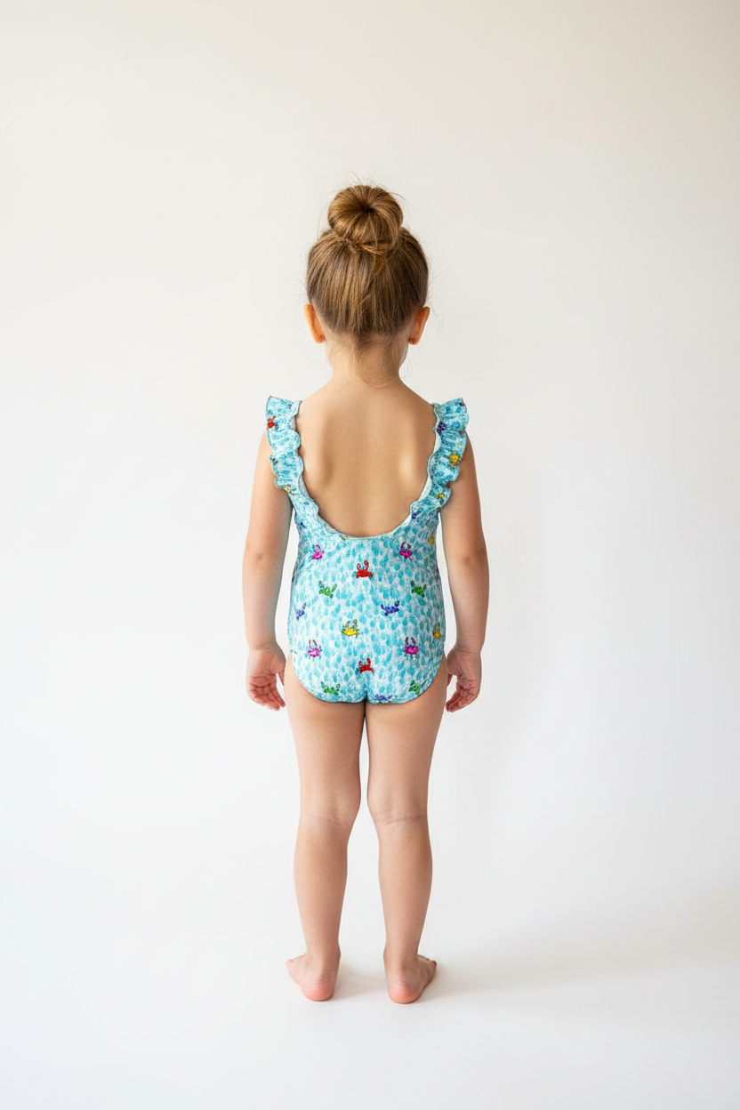 MC2 Saint Barth Girls One Piece Swimsuit