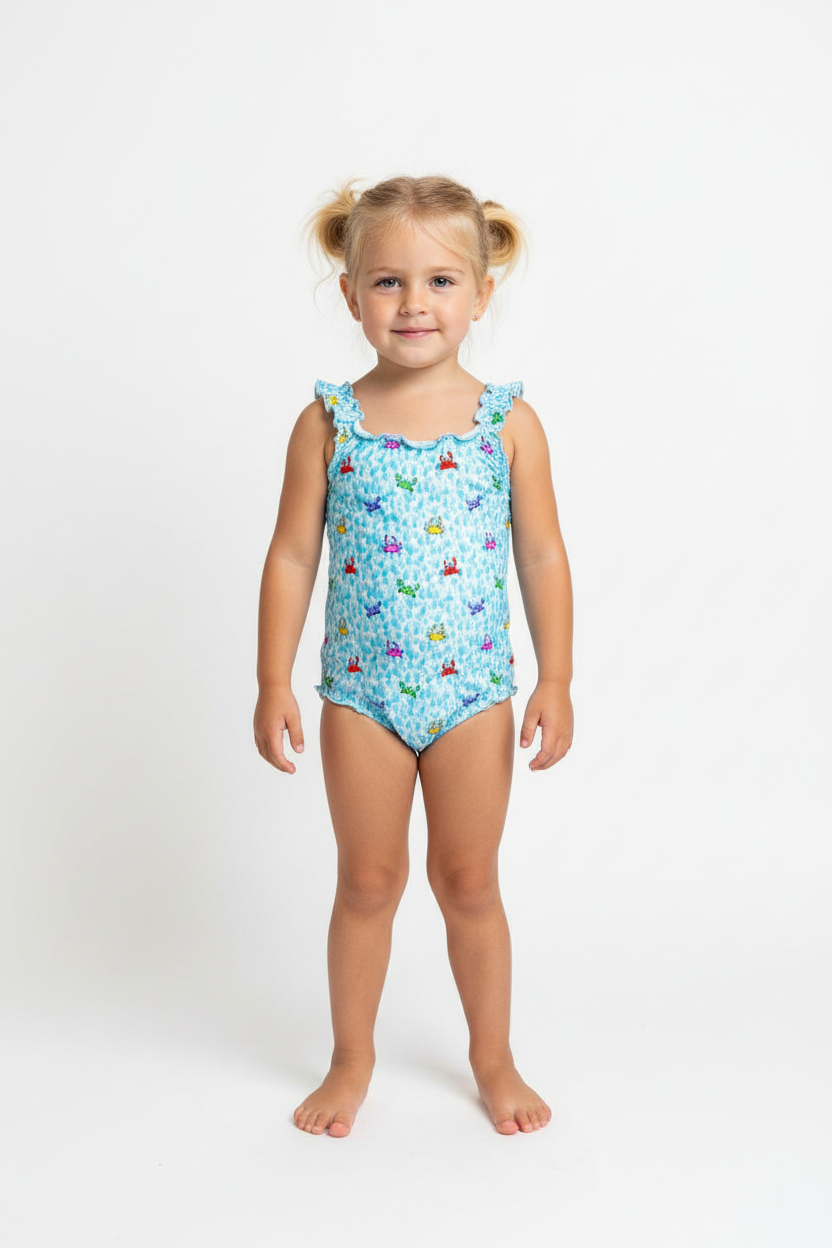 MC2 Saint Barth Girls One Piece Swimsuit
