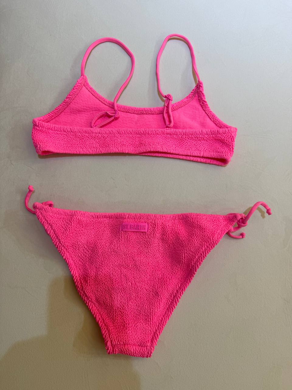 MC2 Saint Barth Girls Ruffled Two Piece Swimsuit