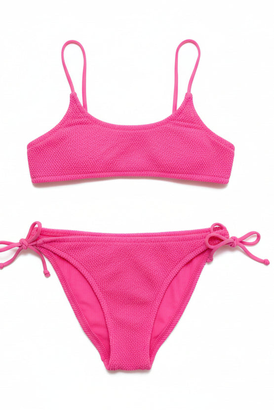 MC2 Saint Barth Girls Ruffled Two Piece Swimsuit