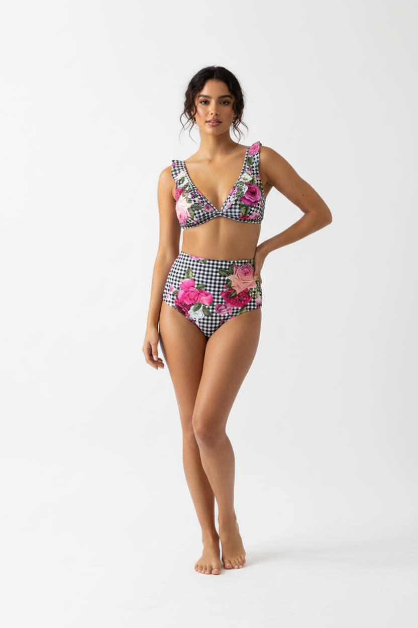 MC2 Saint Barth Ikebana Women Two Pieces Swimsuit