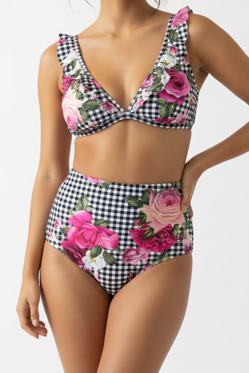 MC2 Saint Barth Ikebana Women Two Pieces Swimsuit