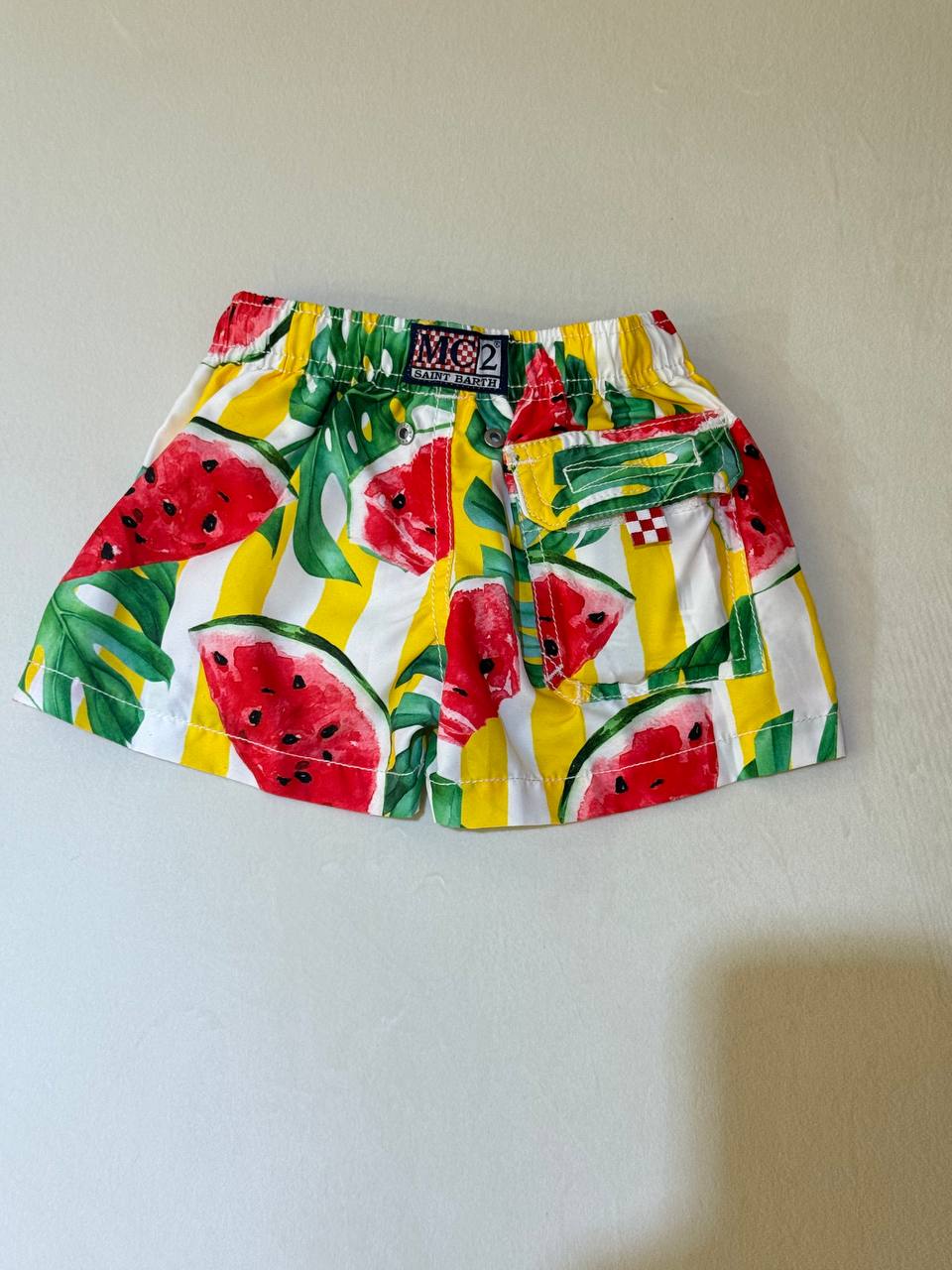 MC2 Saint Barth Juicy Watermelon Boys Swim Shorts