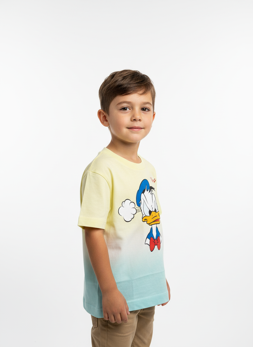 MC2 Saint Barth Kids T-Shirt with Donald Print