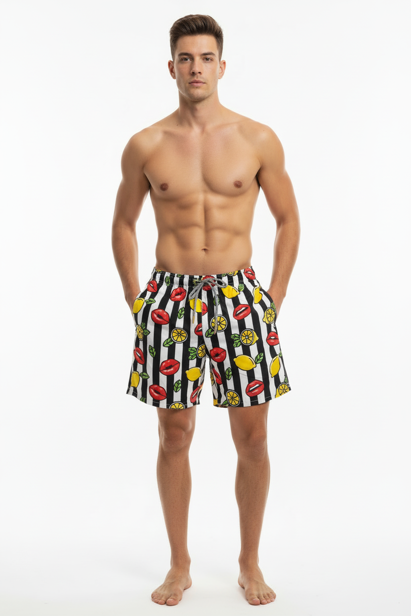 MC2 Saint Barth Lemon Men Swim Shorts