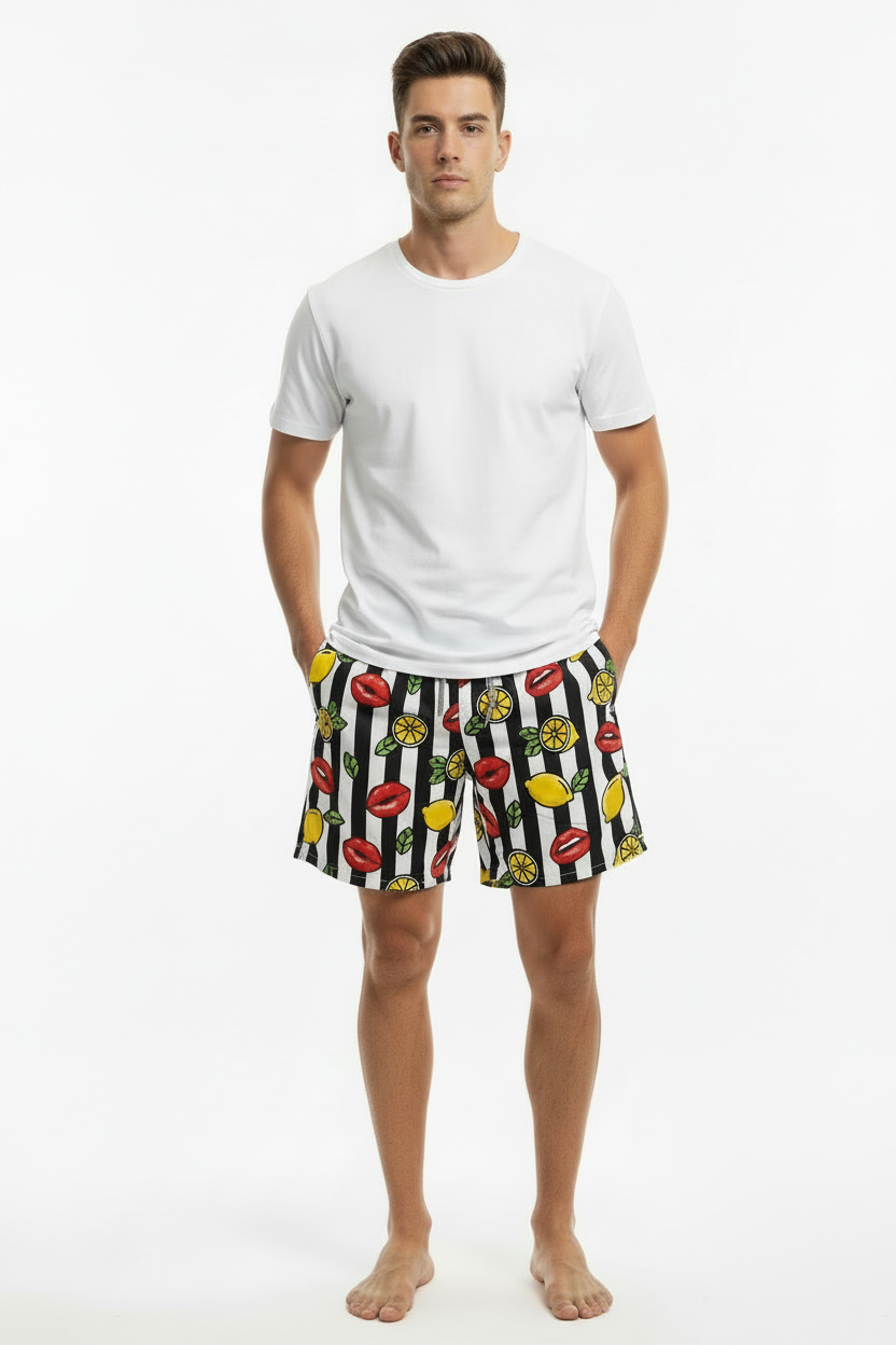 MC2 Saint Barth Lemon Men Swim Shorts