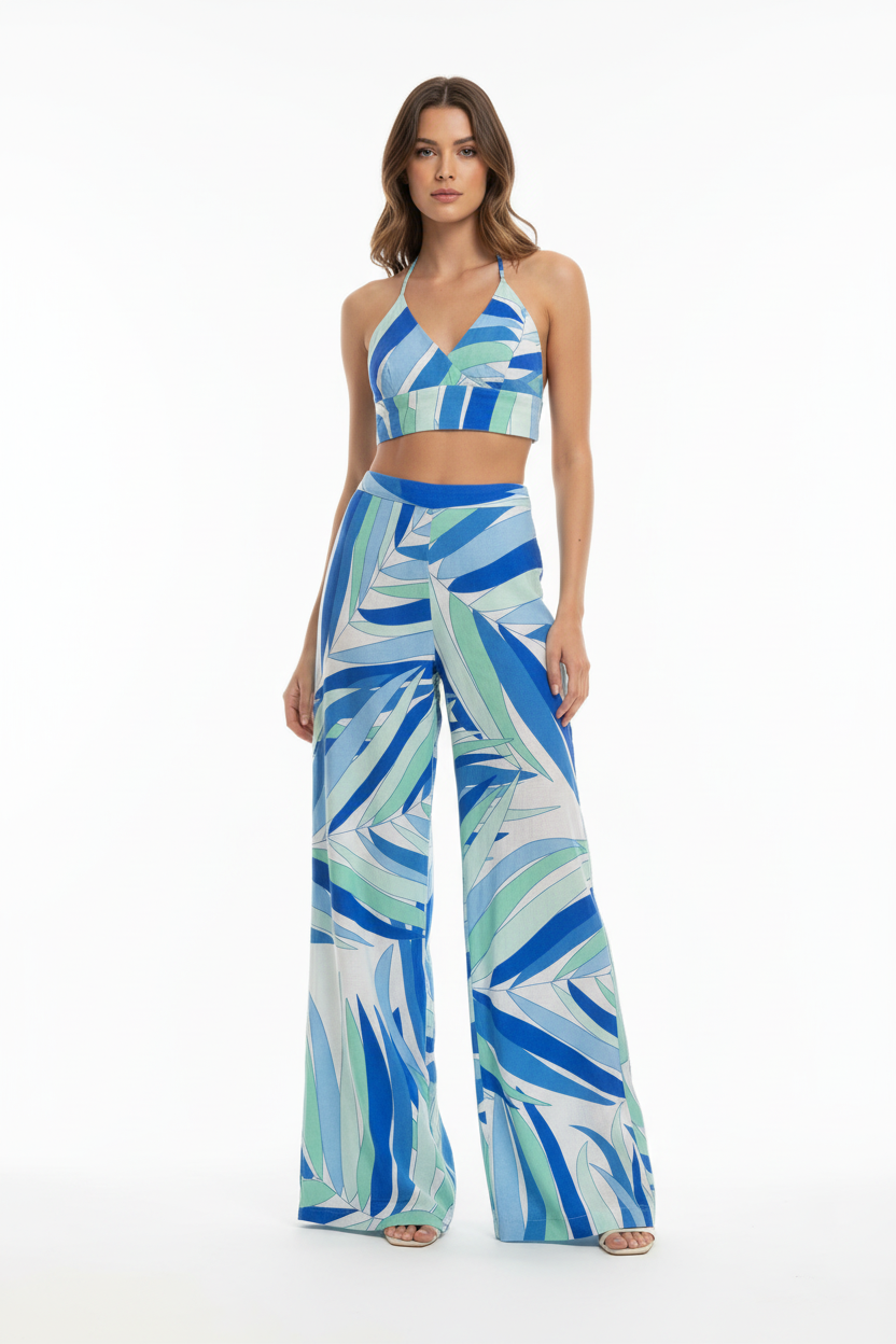 MC2 Saint Barth Linen Blue Women Top