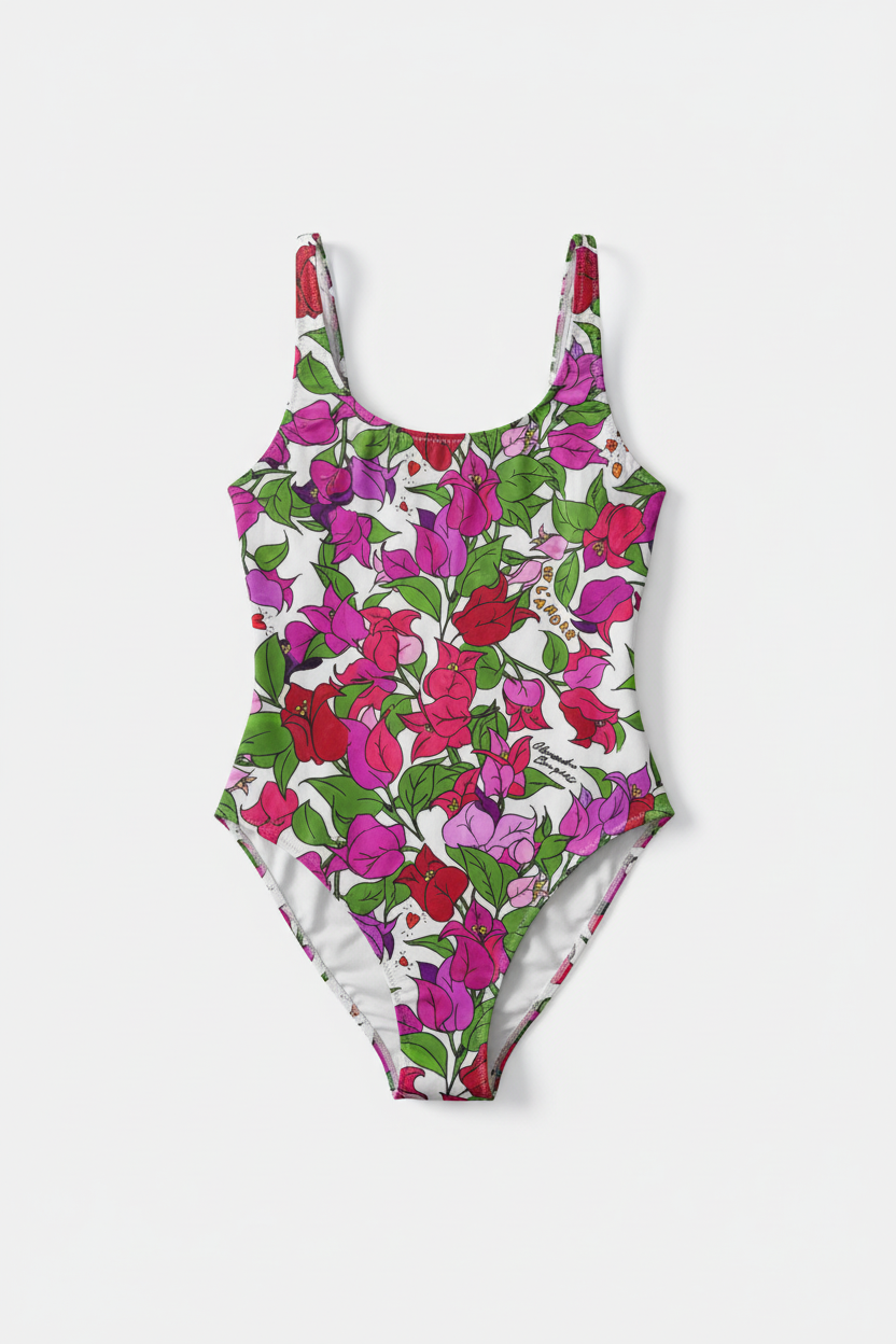 MC2 Saint Barth Lora Flowers Swimsuit One Piece