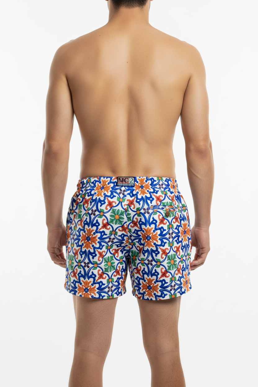 MC2 Saint Barth Majolica Men's Swim Shorts