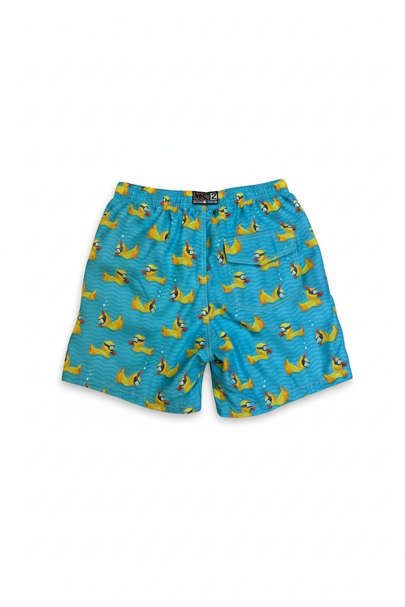 MC2 Saint Barth Men Swim Shorts with Ducky Diver Print