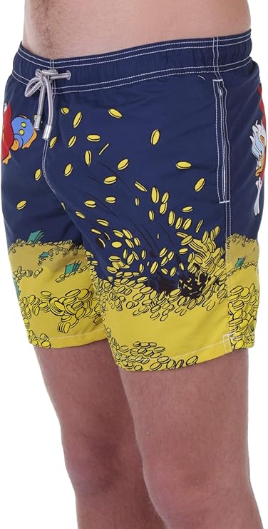 MC2 Saint Barth Men Swim Shorts with Scrooge Print