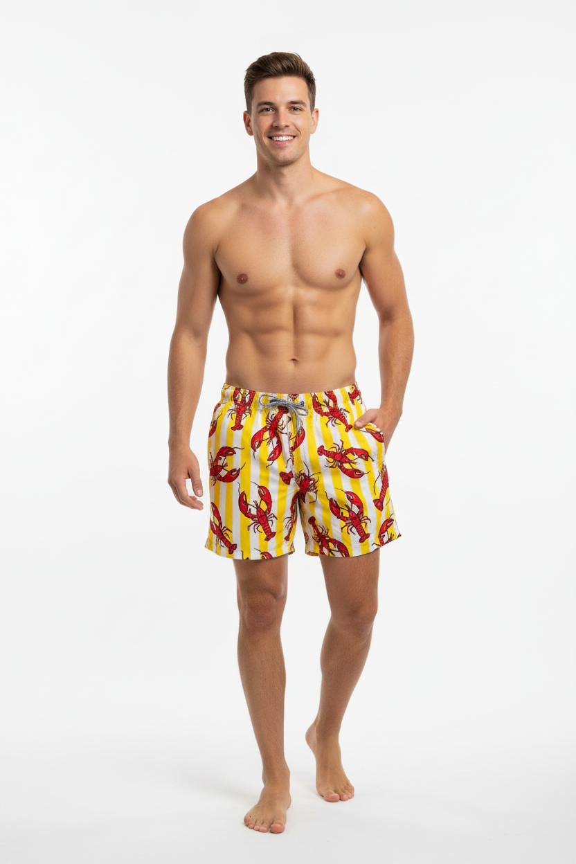 MC2 Saint Barth Men's Swim Shorts Stripes