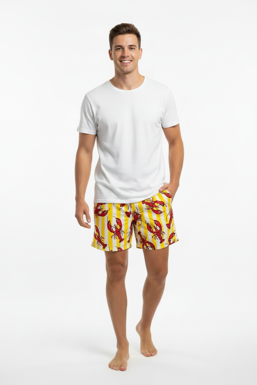 MC2 Saint Barth Men's Swim Shorts Stripes