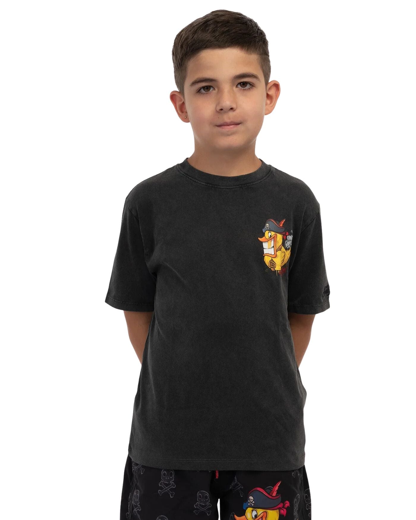 MC2 Saint Barth Military Boys Gray T-Shirt