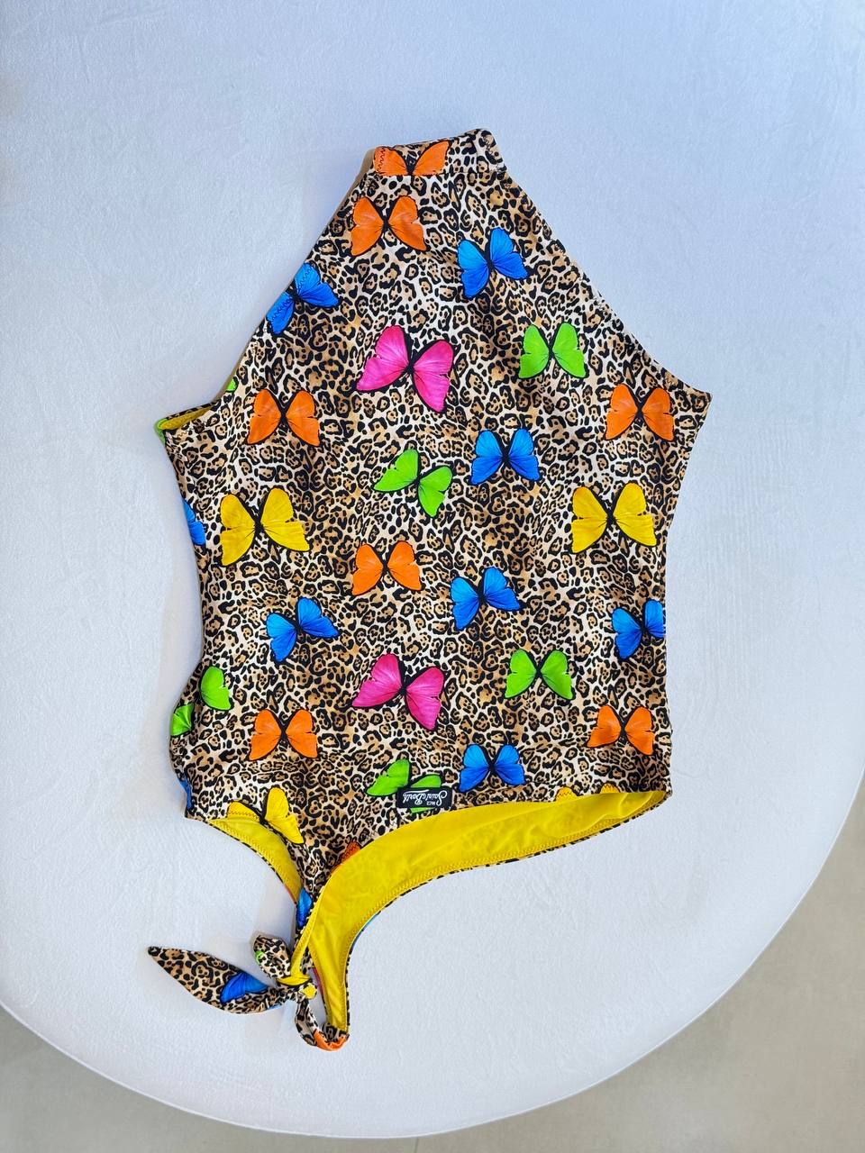 MC2 Saint Barth One Piece Swimsuit with Butterflies
