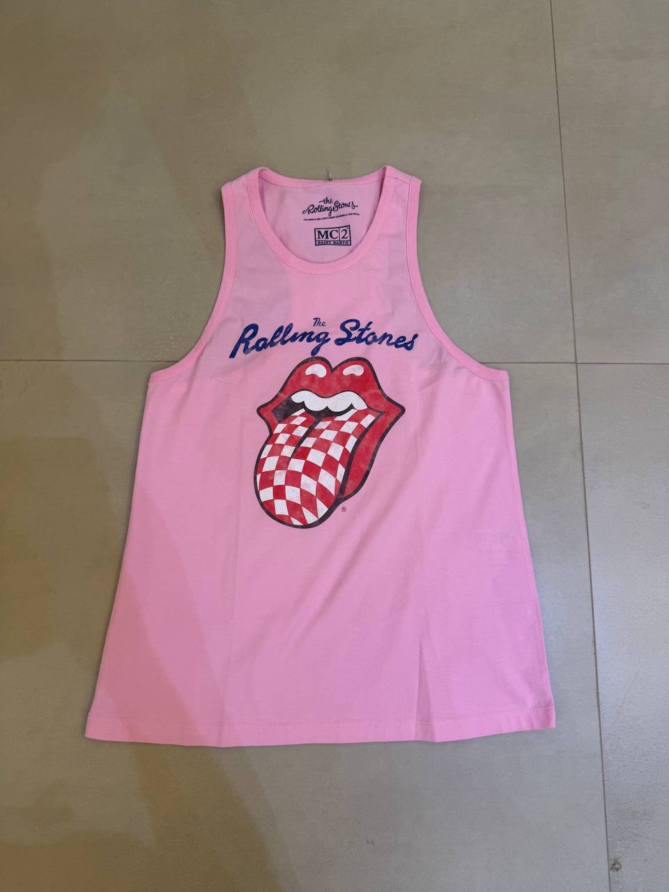 MC2 Saint Barth Pink ROLLING STONES T-shirt