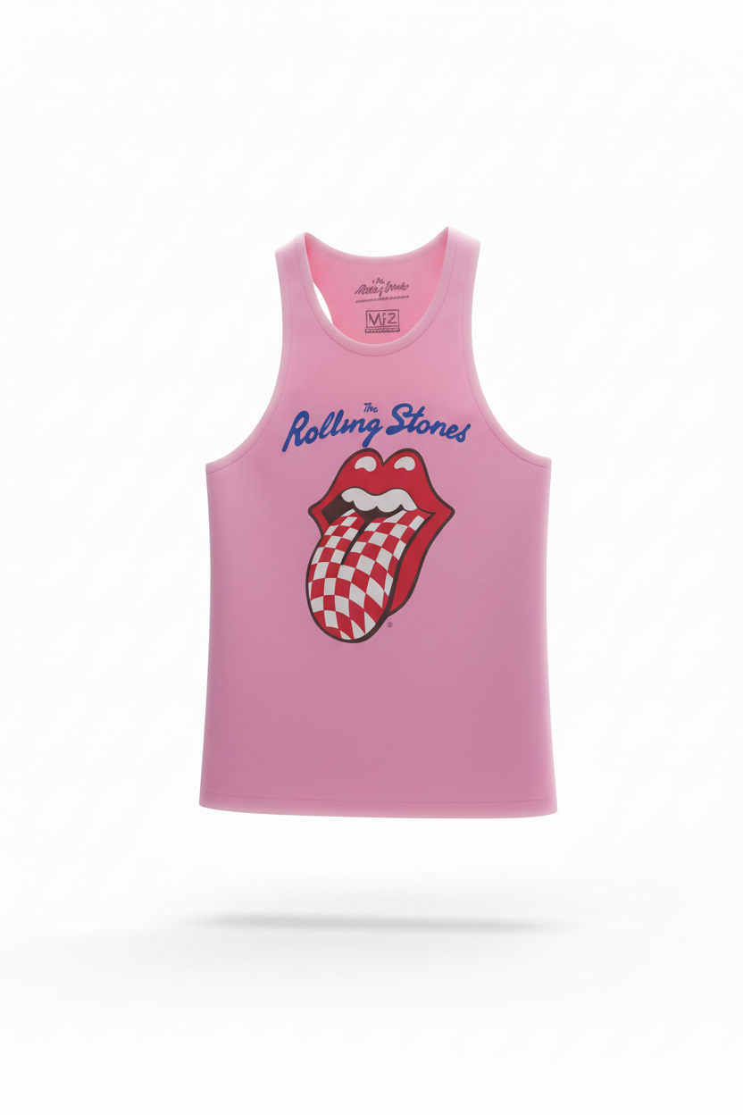 MC2 Saint Barth Pink ROLLING STONES T-shirt