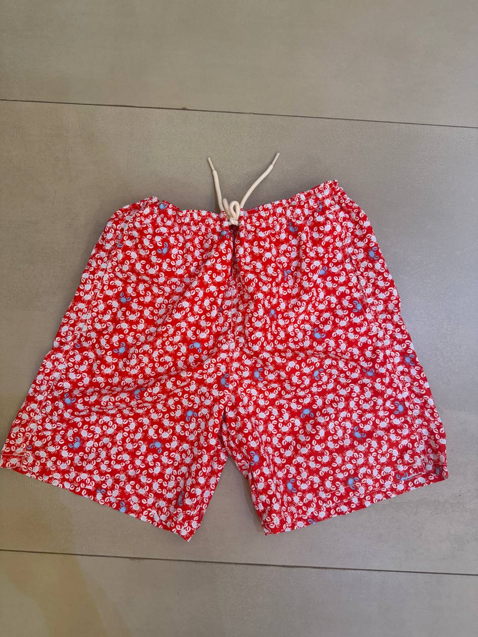 MC2 Saint Barth Red Jean Lighting Boy's Shorts