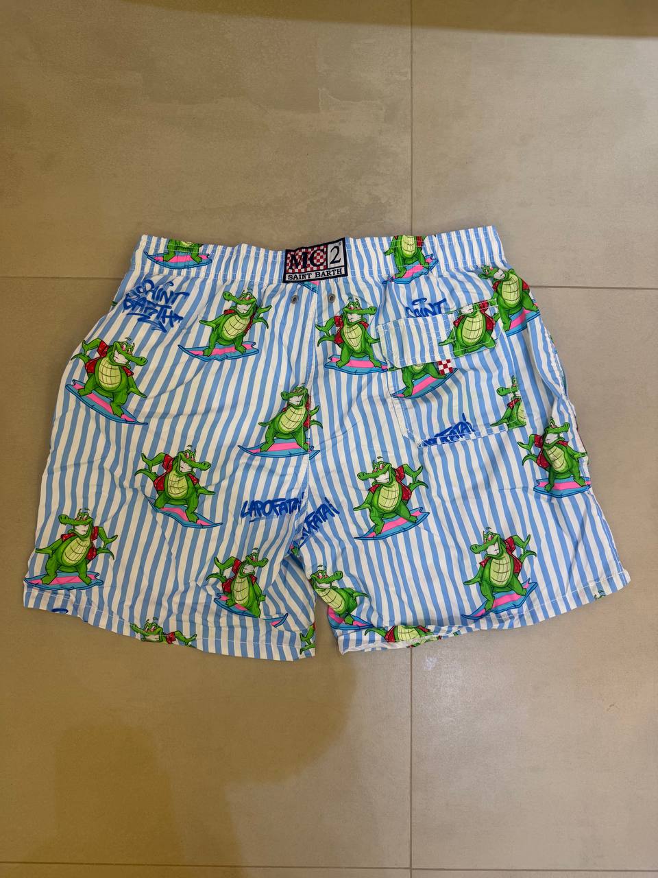 MC2 Saint Barth Striped Men Swim Shorts