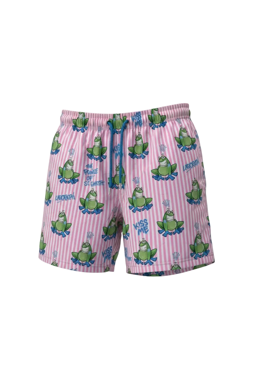 MC2 Saint Barth Striped Men Swim Shorts