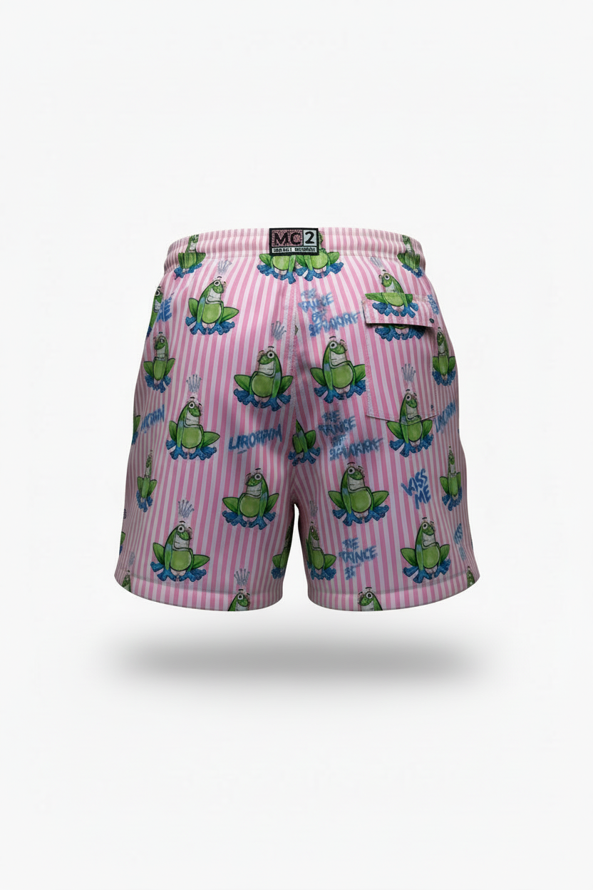MC2 Saint Barth Striped Men Swim Shorts