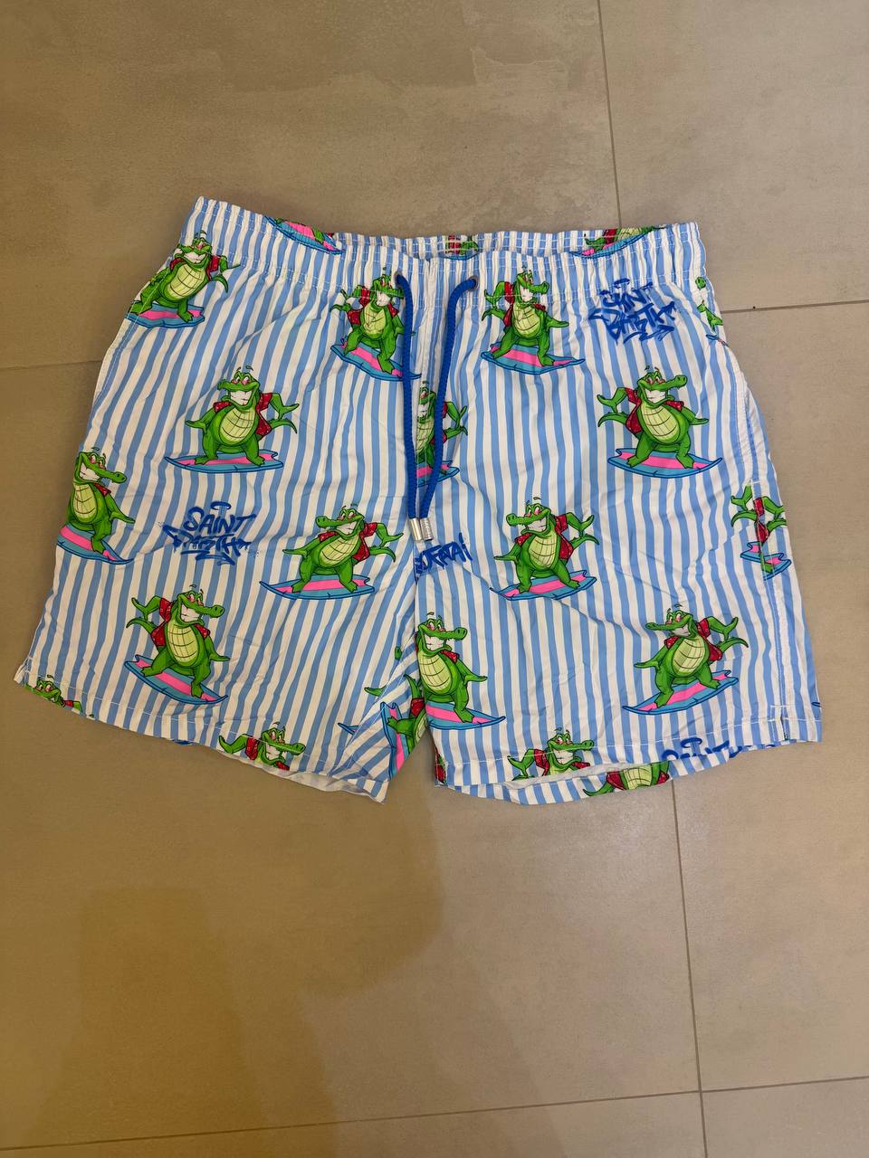 MC2 Saint Barth Striped Men Swim Shorts