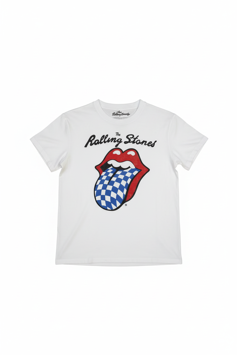 MC2 Saint Barth T-Shirt White with Bluette Tongue Emilie