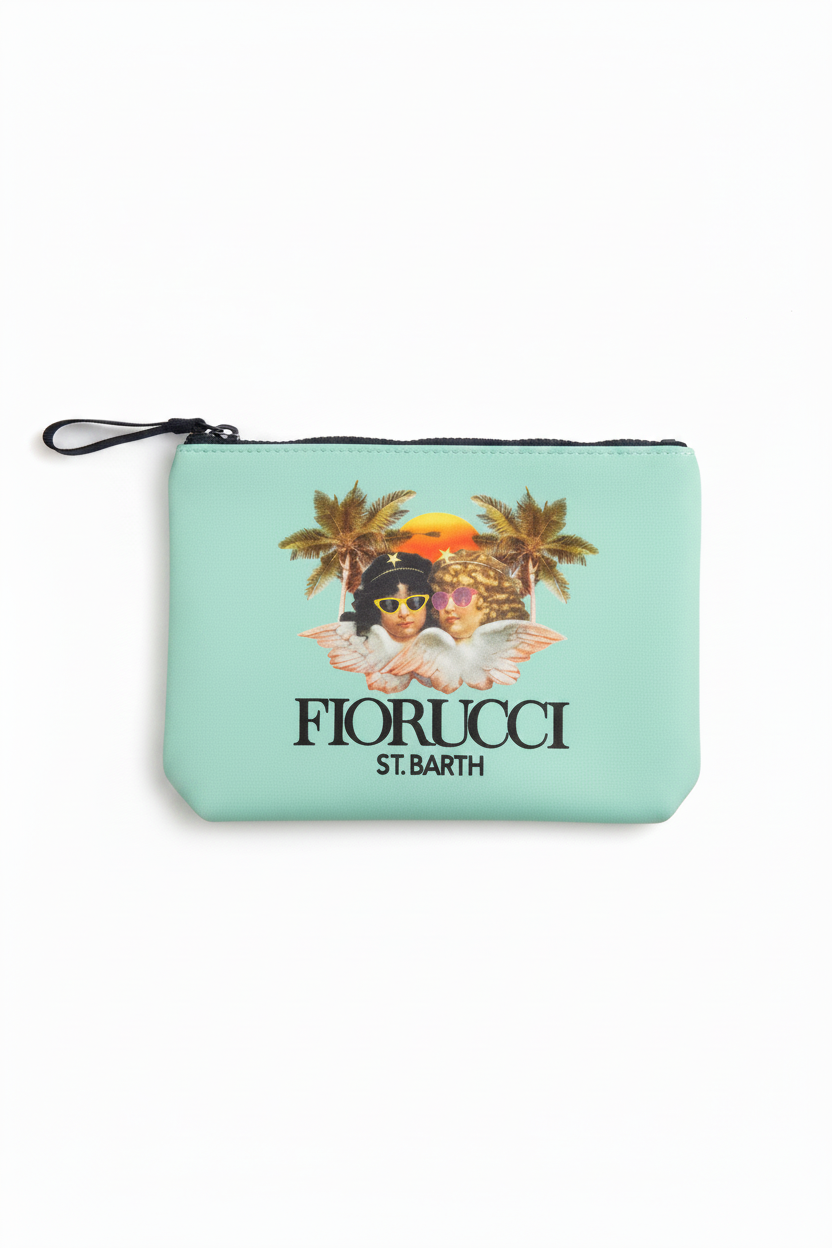 MC2 Saint Barth Turquoise Cosmetic Clutch Bag