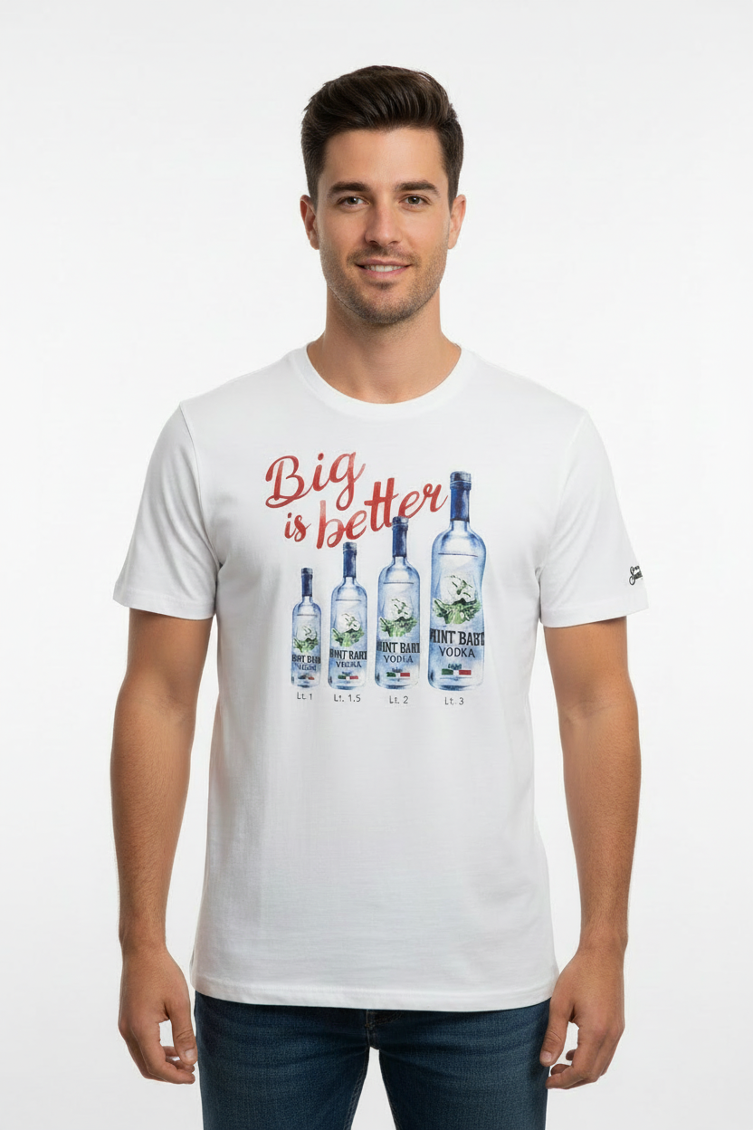 MC2 Saint Barth Vodka Cotton Men T-Shirt