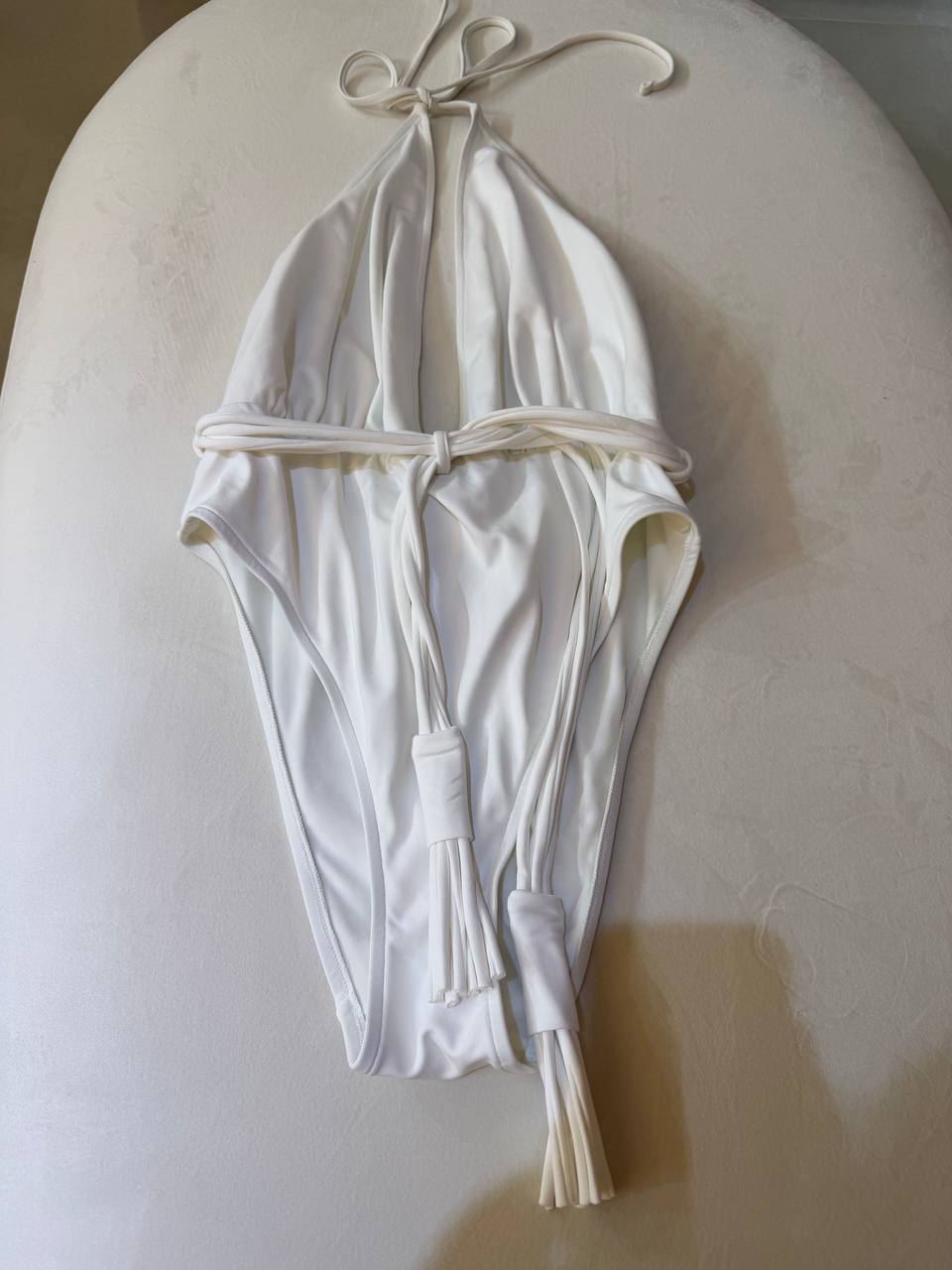 MC2 Saint Barth White One Piece Swimsuit