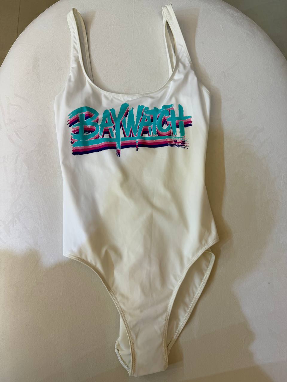 MC2 Saint Barth White One Piece Swimsuit