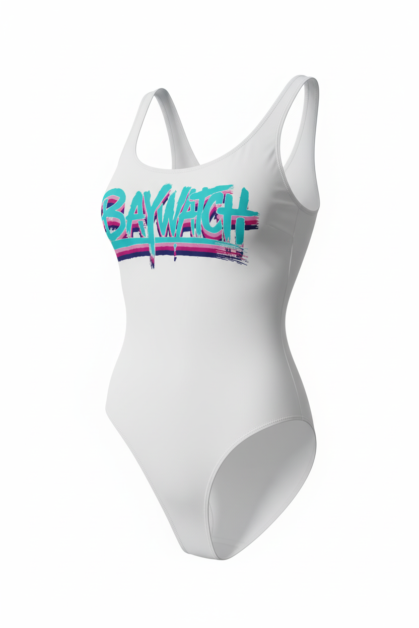 MC2 Saint Barth White One Piece Swimsuit
