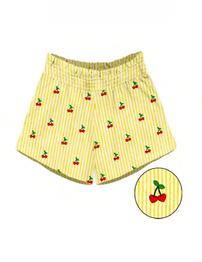 MC2 Saint Barth Women Cotton Shorts Yellow