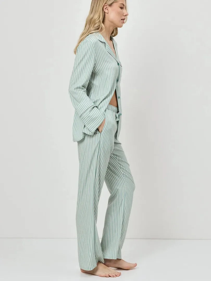 Aruelle Moss Long Sleeve Women Pajama Set
