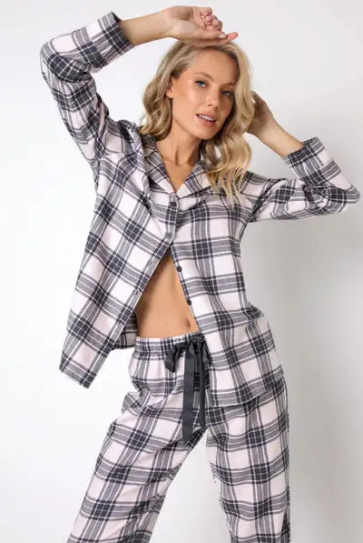 Women cotton pajamas Aruelle Naomy-long