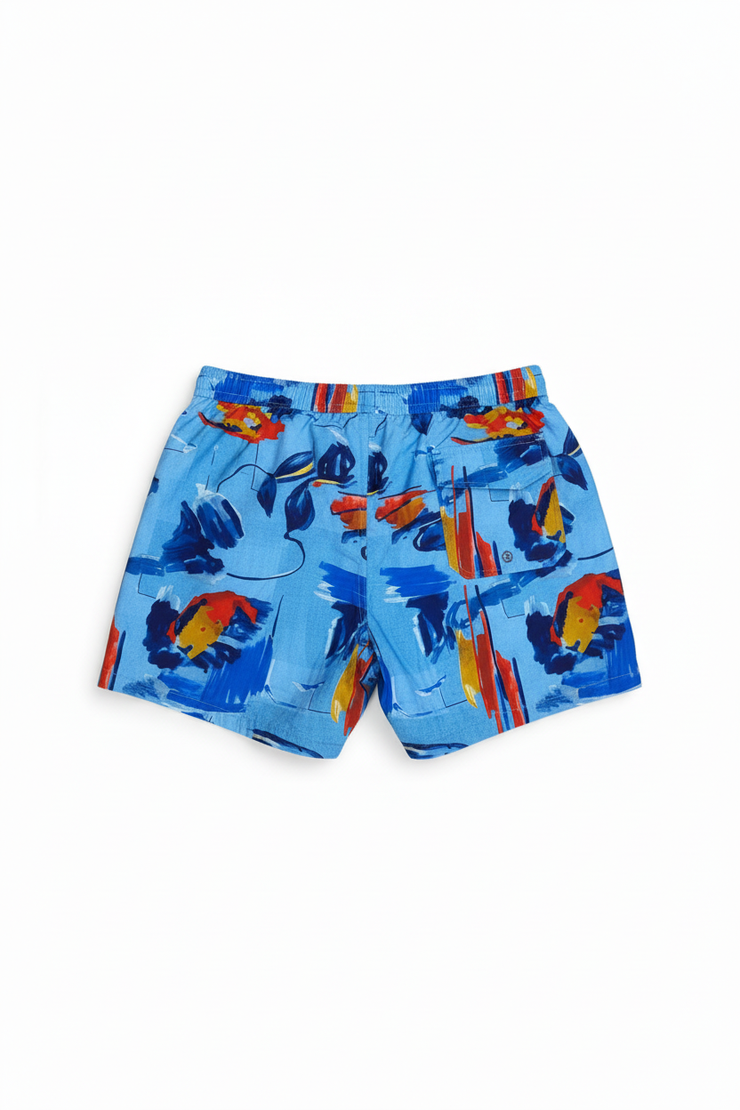 Parah Blue Men Swimming Shorts