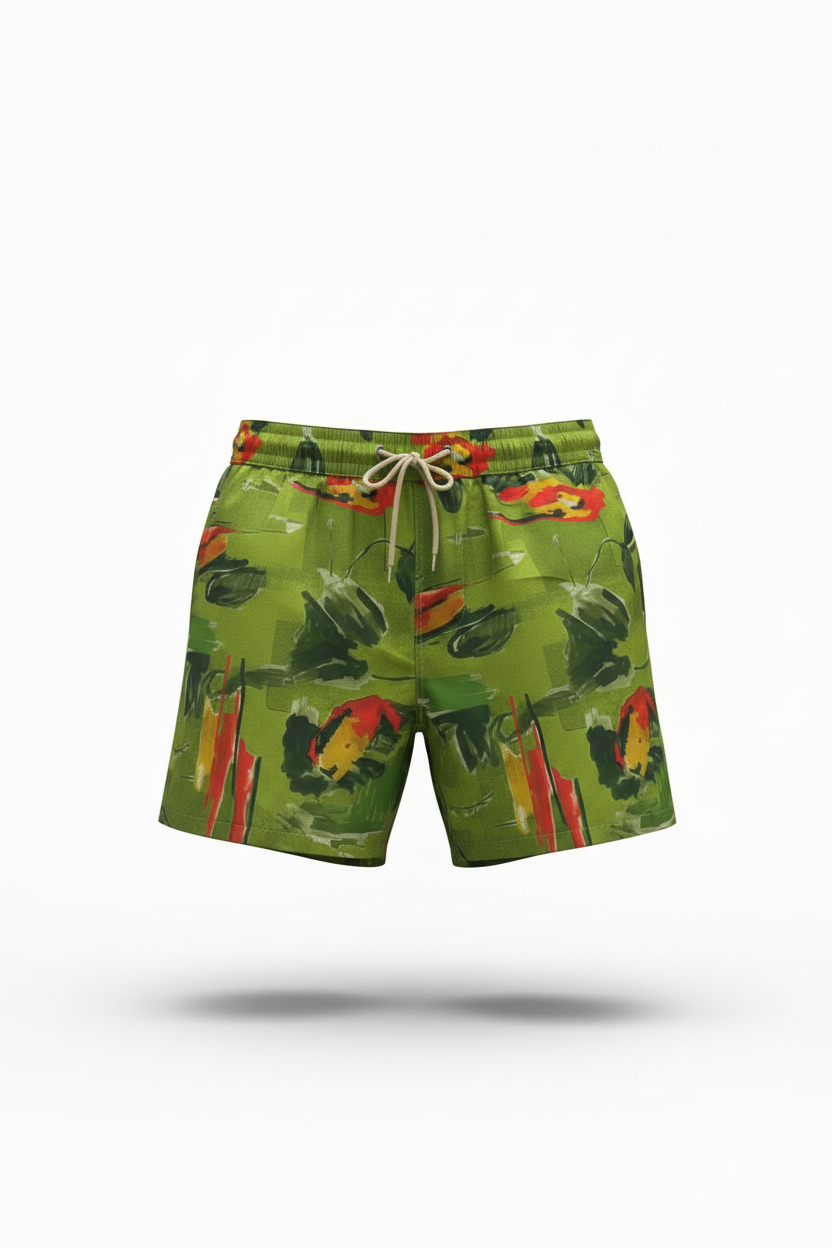 Parah Green Men Swim Shorts