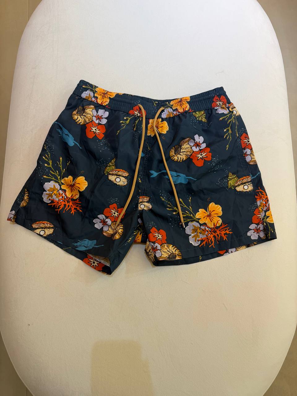 Parah Man Swim Shorts with Flowers Print