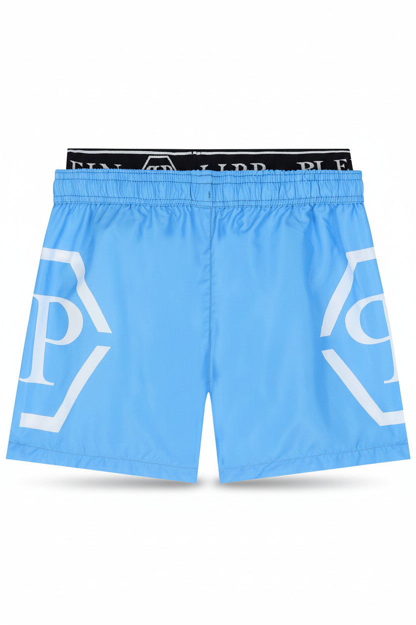 Philipp Plein Blue Boys Swimming Shorts
