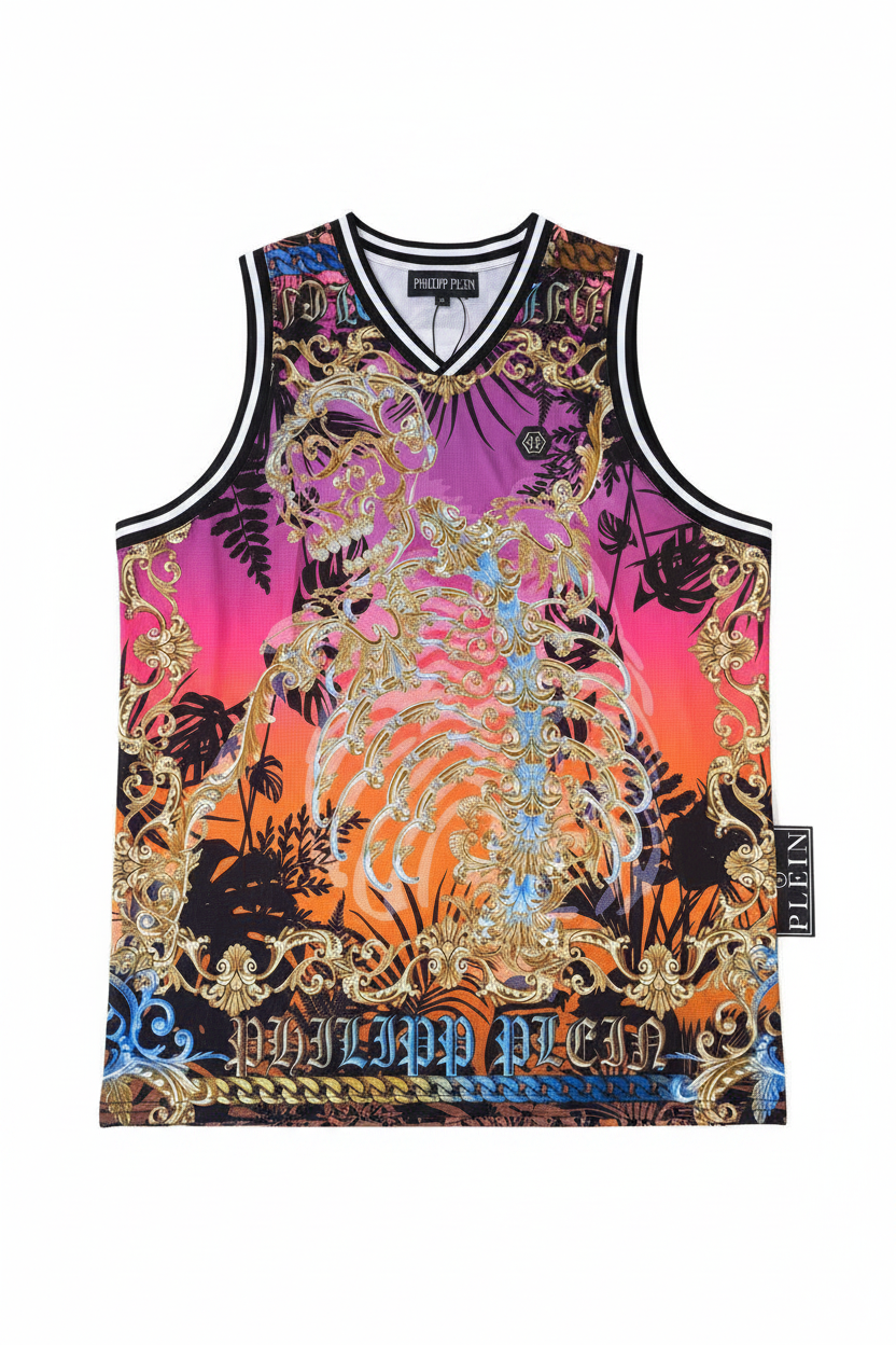 Philipp Plein Men's Bright Tank Top Basxet Baroque