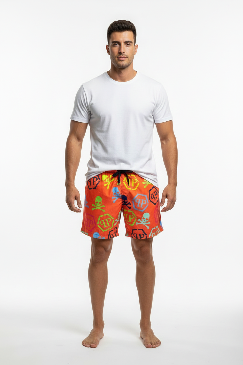 Philipp Plein Men's Swim Shorts