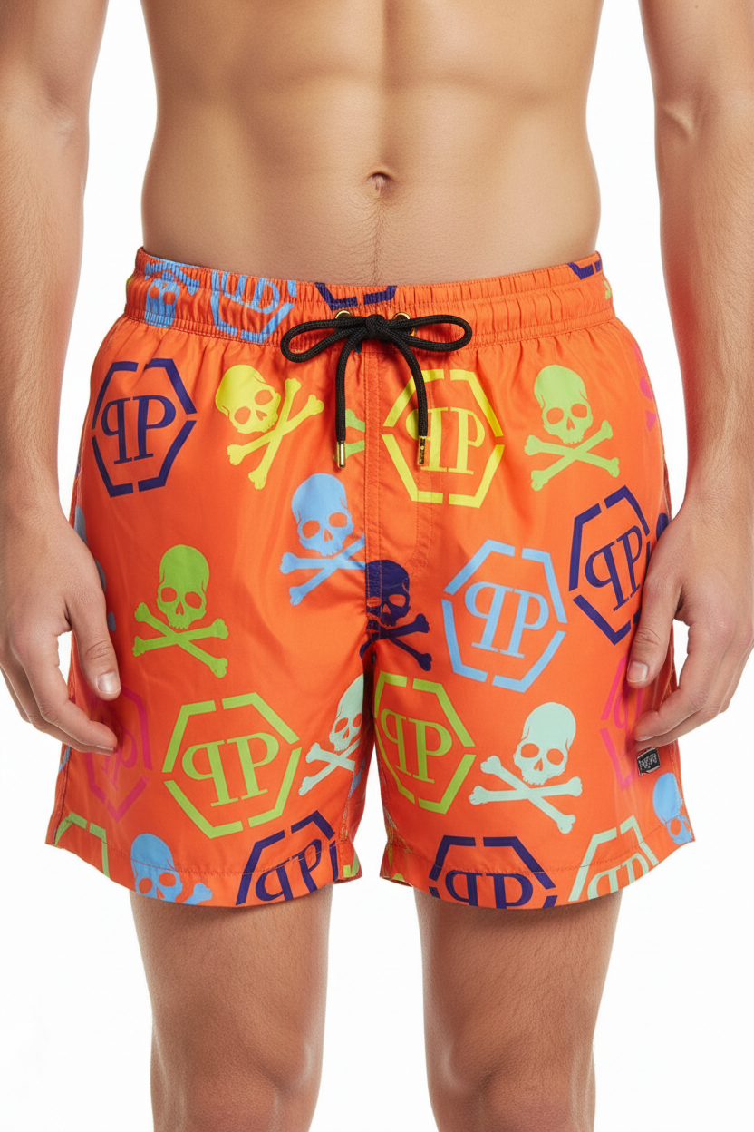 Philipp Plein Men's Swim Shorts