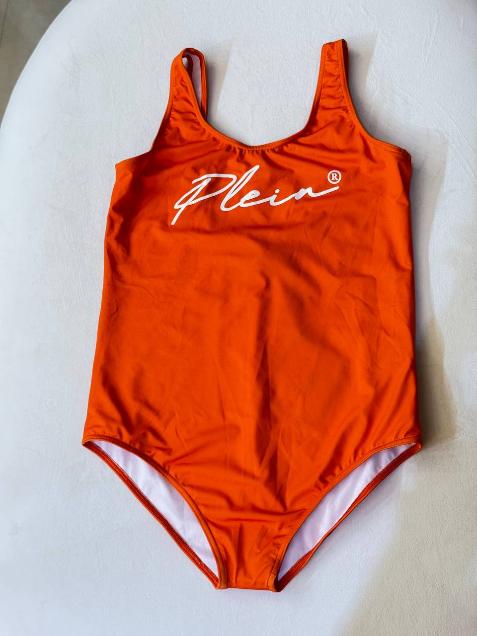 Philipp Plein Orange Girls One Piece Swimsuit