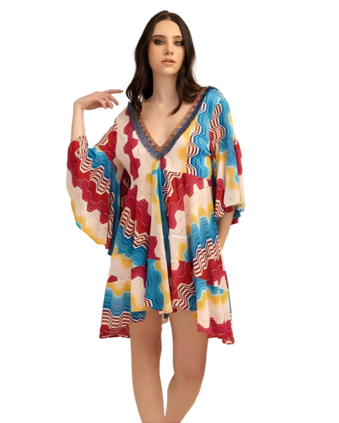 PHO Firenze Wave Mini Summer Dress