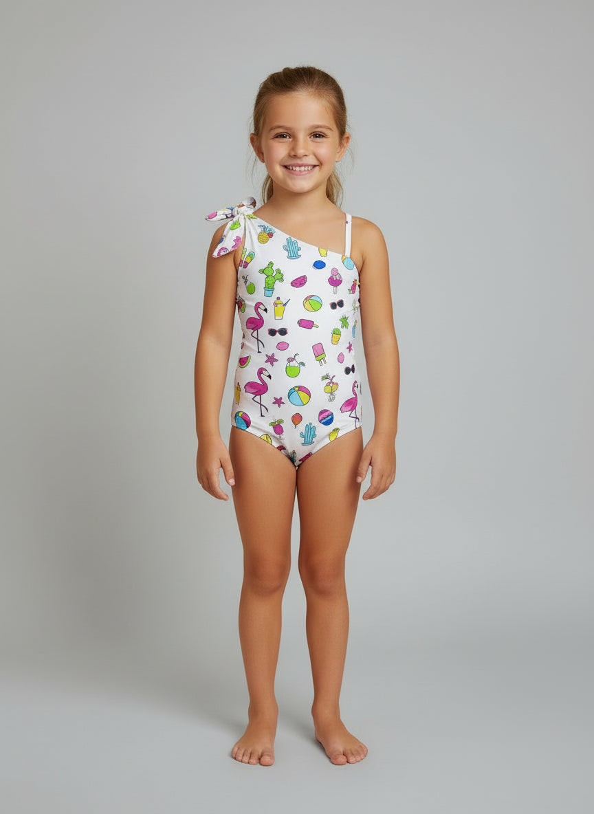MC2 Saint Barth Girls OnePiece Swimsuit miniprint