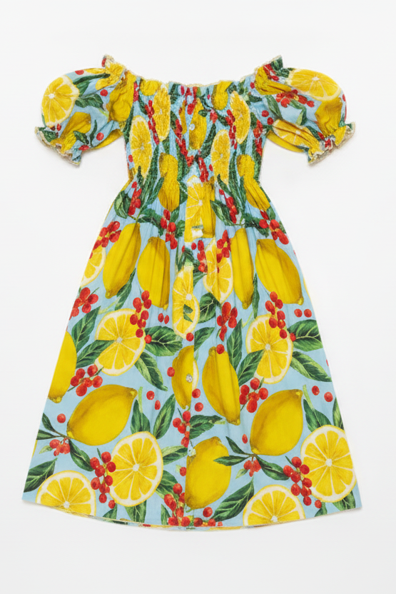 MC2 Saint Barth LEMON TASTE Sundress for children