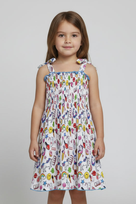 MC2 Saint Barth Sweet Unicorn Girls Tank Dress